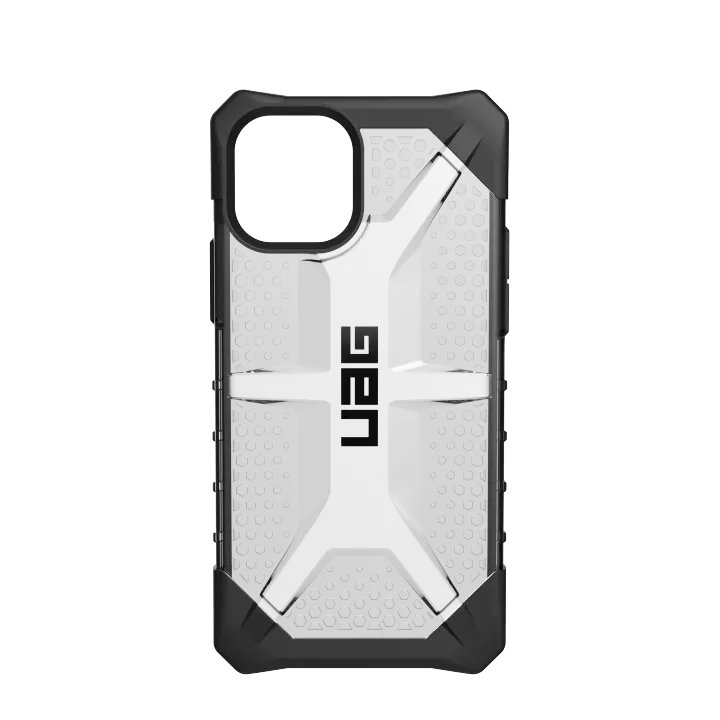 White And Black Rugged iPhone Protective Case Back View