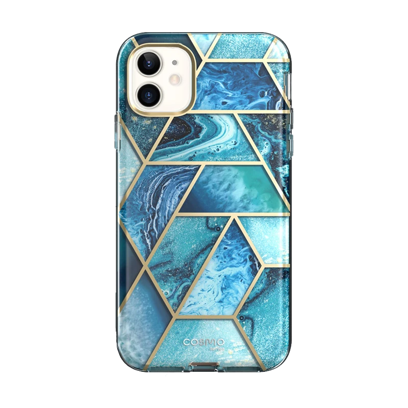 White And Black Rugged Protective iPhone Case Rear View