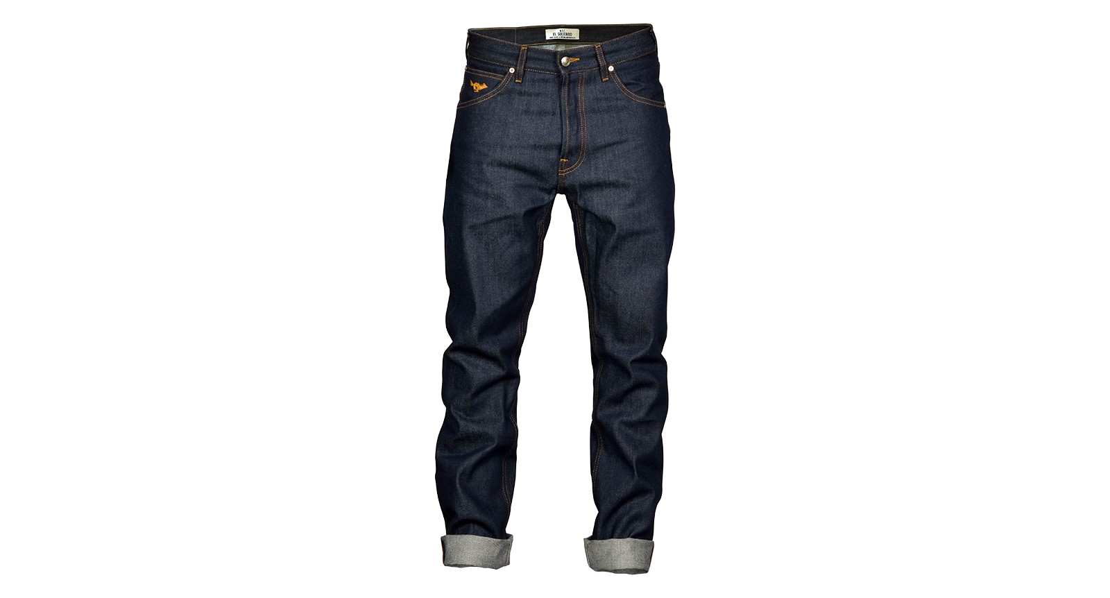 Black Slim Fit Jeans Full Length Front View Product Photo