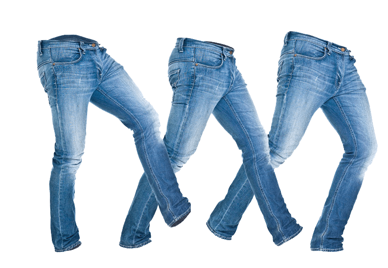 Blue Jeans Fit Guide With Multiple Denim Styles And Leg Shapes