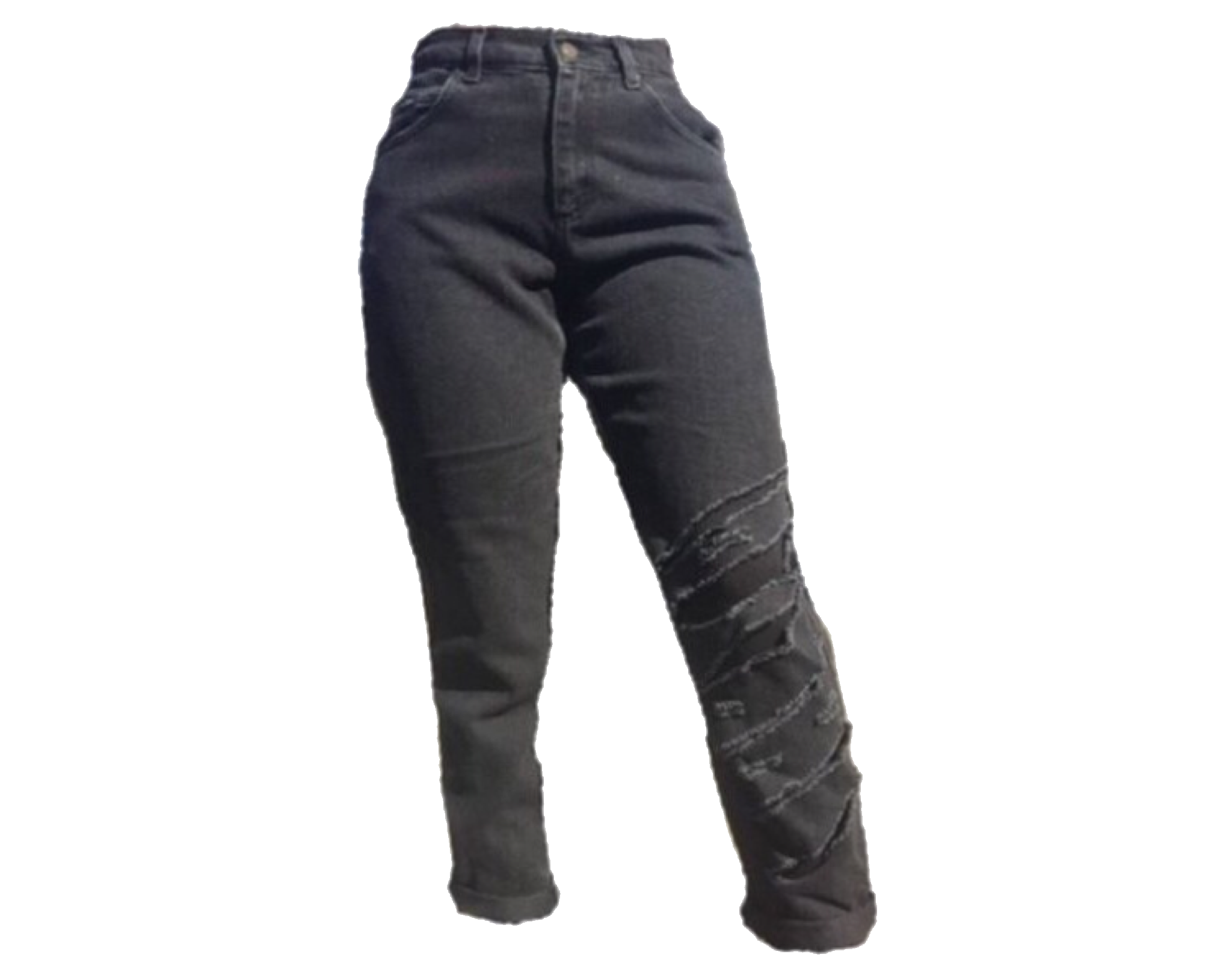 Dark Gray Cargo Pants With Side Pockets And Relaxed Fit