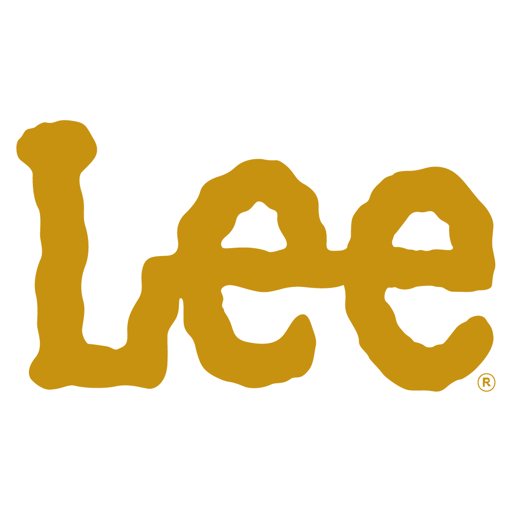 Lee Jeans Brand Logo In Gold Text Transparent Background Graphic