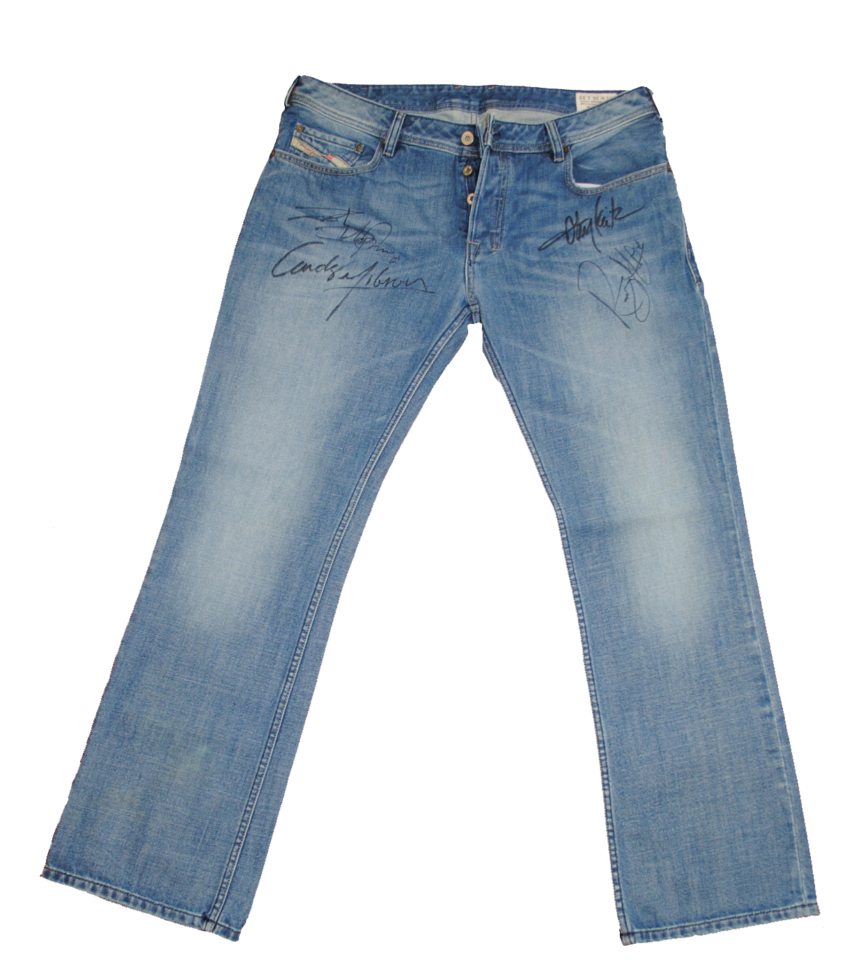 Relaxed Fit Light Wash Jeans With Wide Straight Leg Silhouette