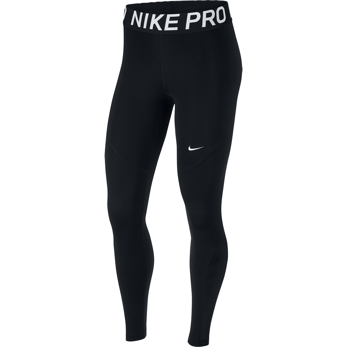 Nike Pro Black Compression Leggings With High Waistband Product Photo