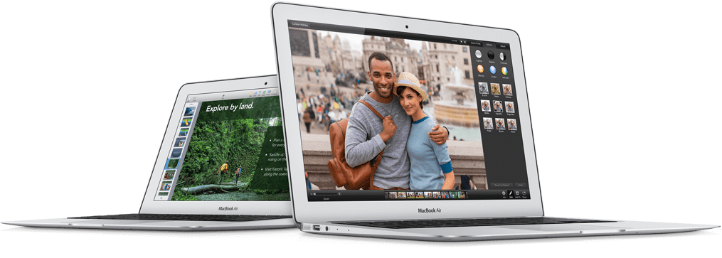 Apple MacBook And Desktop Computer Device Lineup Display