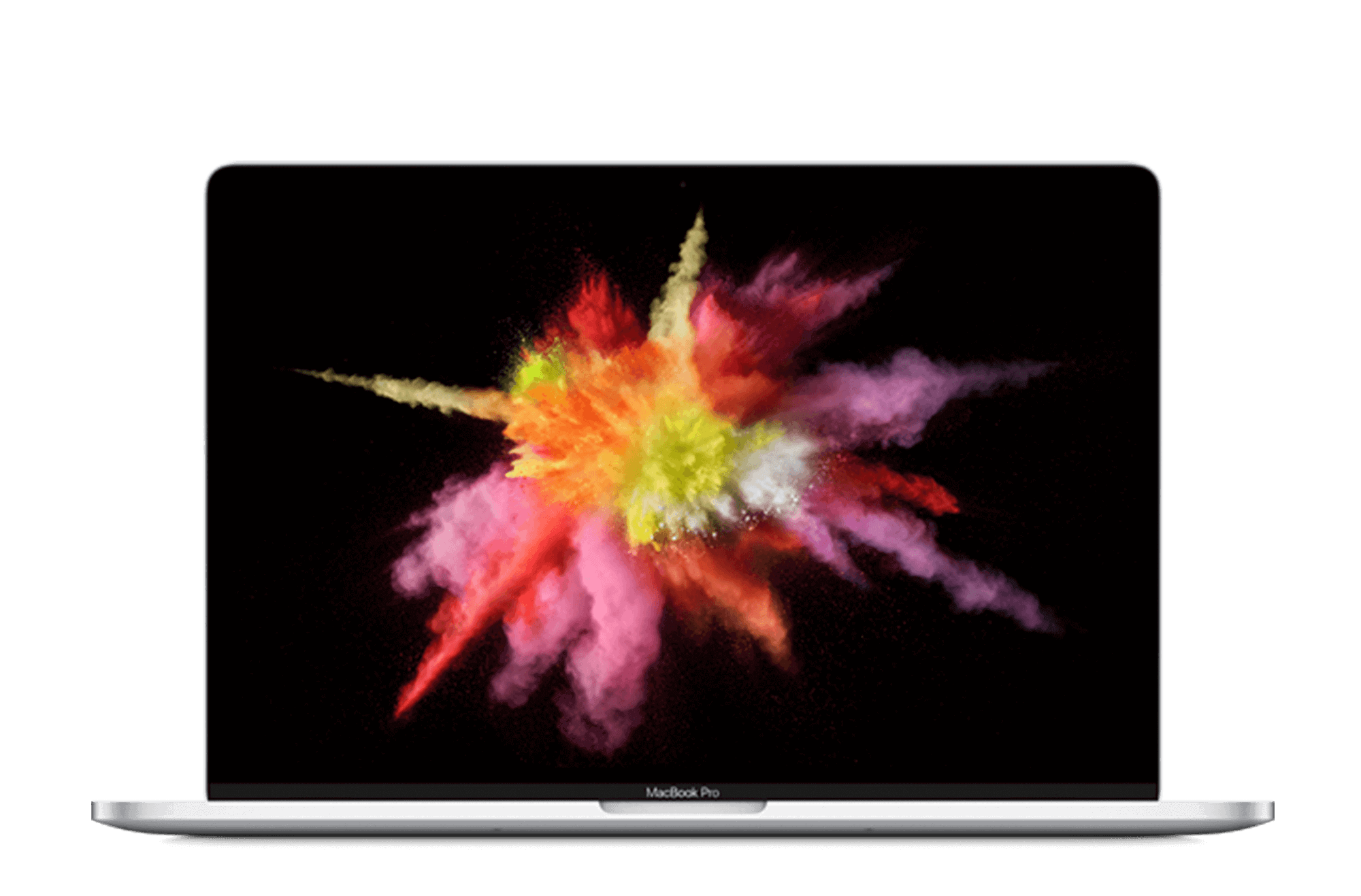 MacBook Pro With Colorful Abstract Flower Desktop Wallpaper Screen
