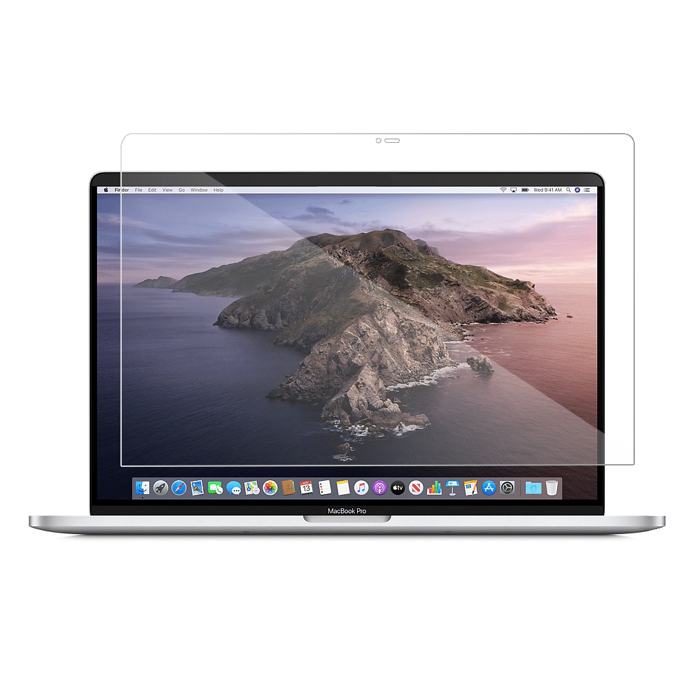 MacBook With Catalina Island Desktop Wallpaper Product Mockup
