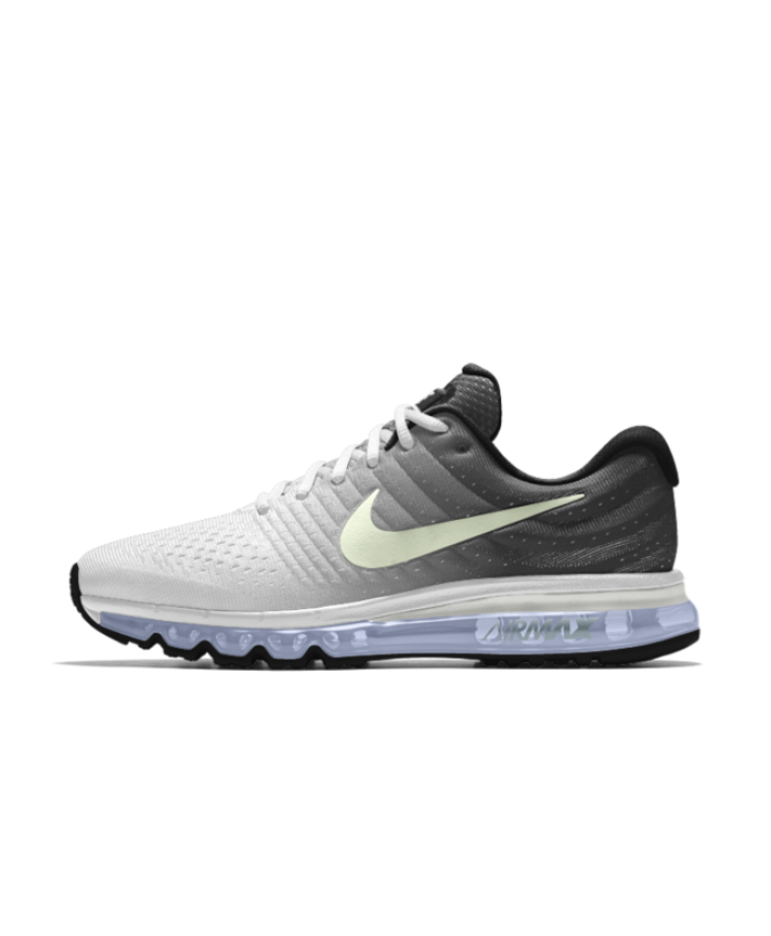 Gray Lightweight Running Shoe With White Cushioned Sole Side View PNG