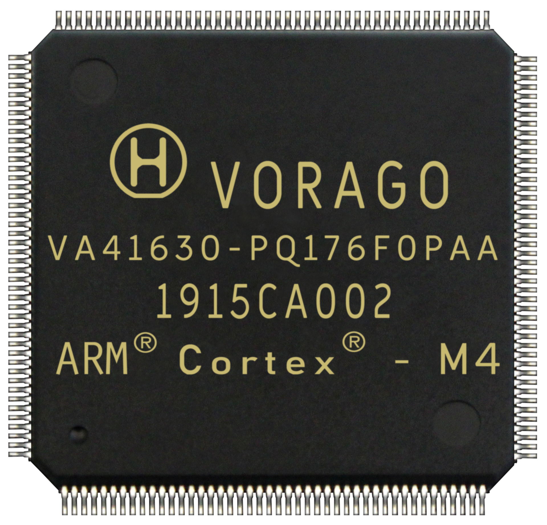 Vorago ARM Cortex M4 Microcontroller VA41630 Chip Product Photo PNG