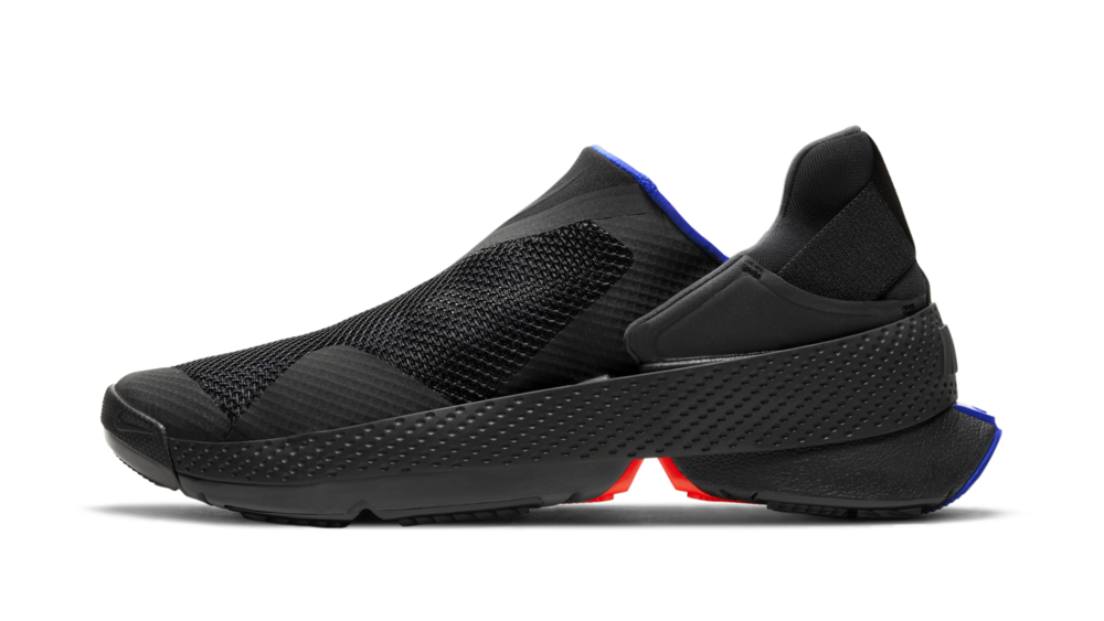 Black Nike Slip On Running Shoe With Modern Cushioned Sole PNG