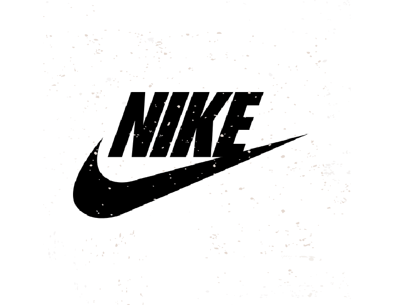 Black Nike Swoosh Logo Isolated On Transparent Background PNG PNG