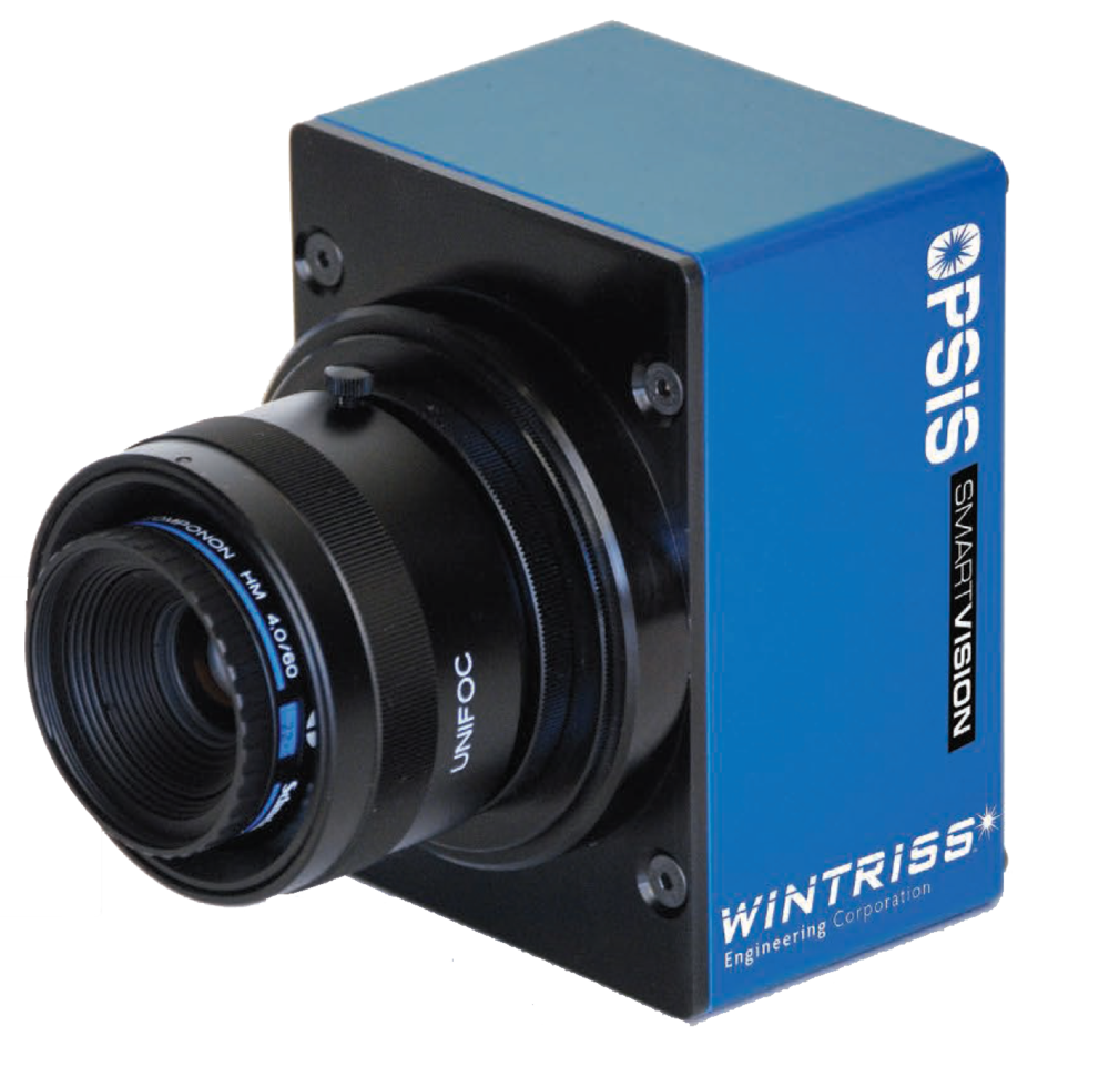 Blue Industrial Machine Vision Camera With Interchangeable Lens Product View