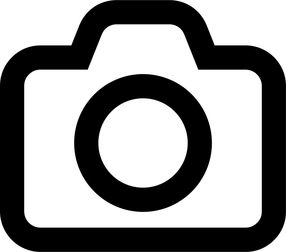 Bold Black Point And Shoot Camera Icon Transparent Background PNG