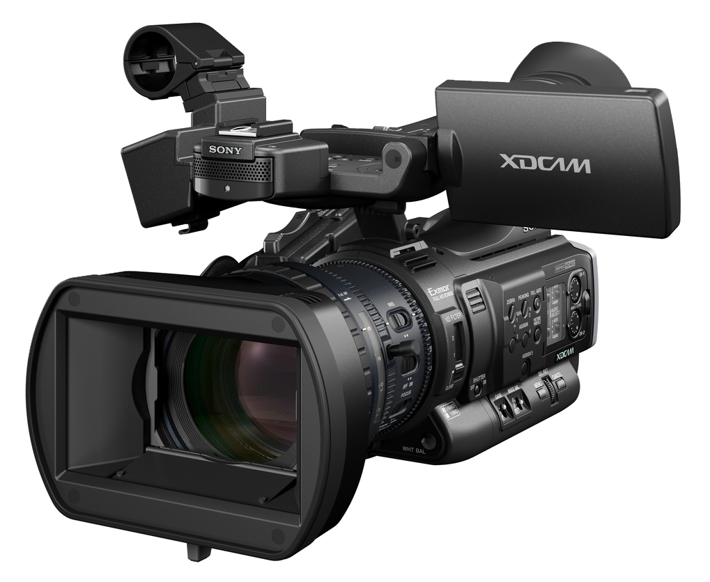 Professional Shoulder Video Camcorder With Lens Hood Product Image