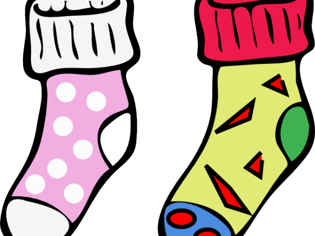Pink And White Polka Dot Socks Cartoon Pair With Patterned Cuffs