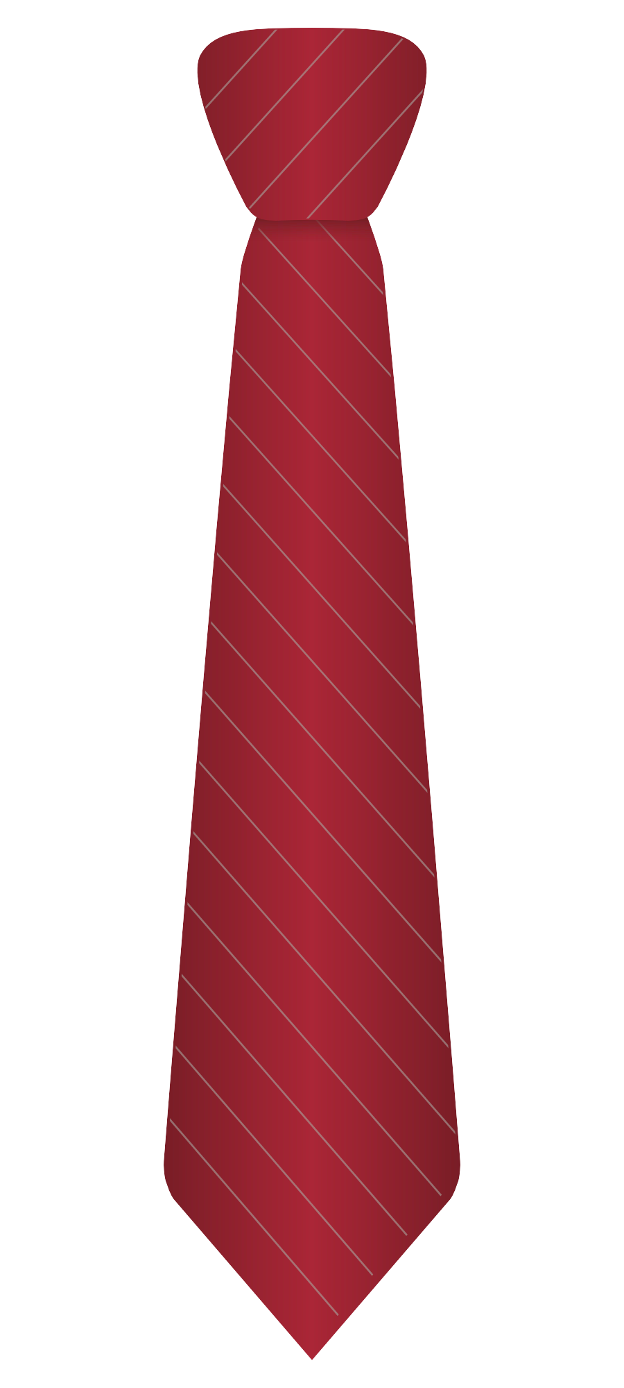 Red Mens Necktie With Fine Woven Texture Isolated Transparent PNG Image
