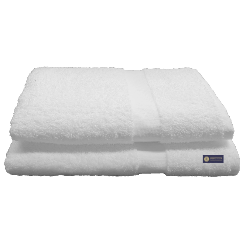 Pair Of White Towels Folded With Soft Plush Cotton Texture PNG Clipart