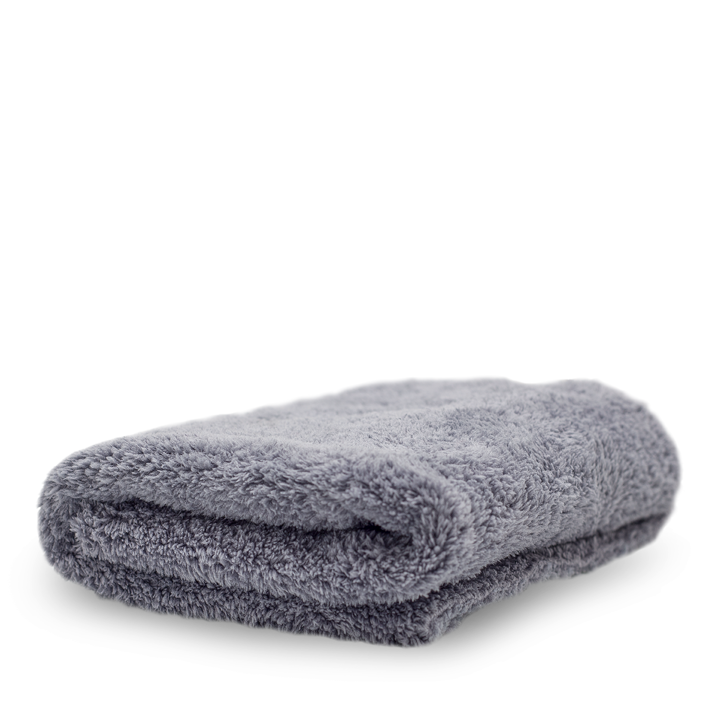 Small Gray Rolled Towel With Thick Terry Cloth Texture PNG Image