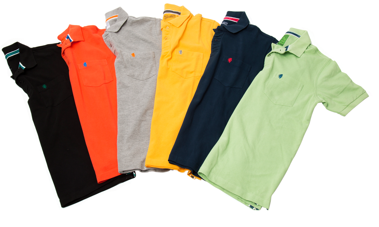 Assorted Colorful Short Sleeve T Shirts Displayed As Apparel Collection PNG