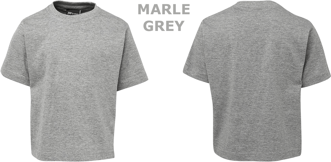 Heather Gray T Shirt Front And Back Color Mockup Transparent PNG Image