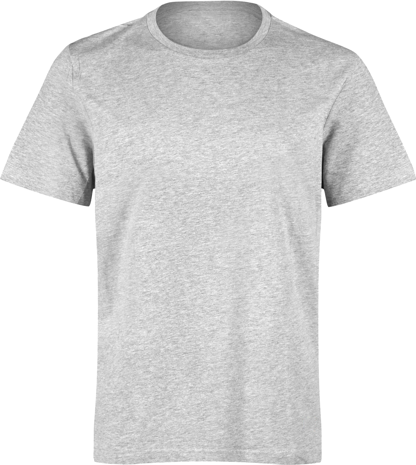 Light Gray Classic T Shirt Product Mockup With Short Sleeves PNG Graphic