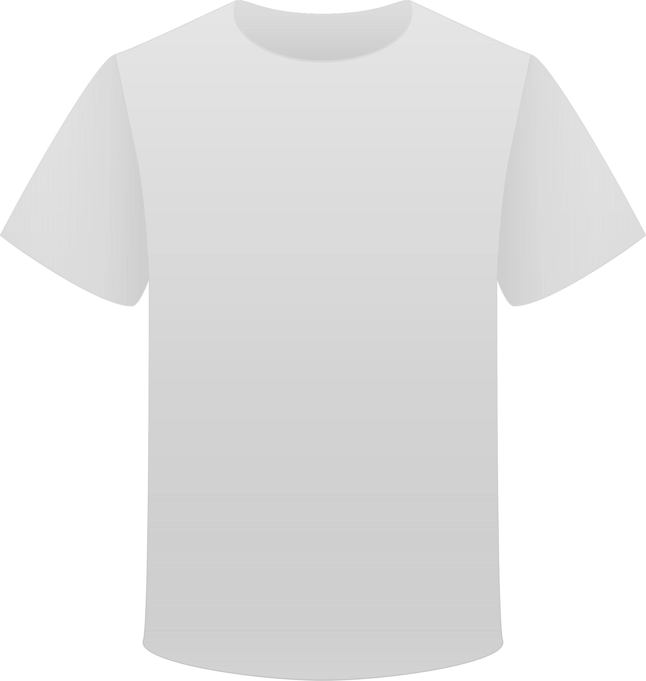 White Oversized Short Sleeve T Shirt Front View Transparent Background PNG