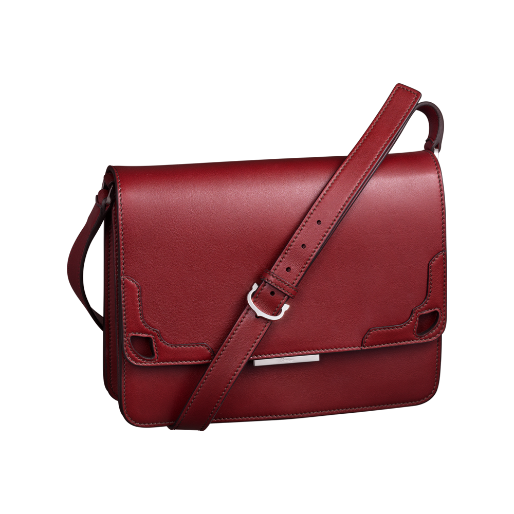 Burgundy Red Crossbody Messenger Bag With Long Shoulder Strap Transparent PNG