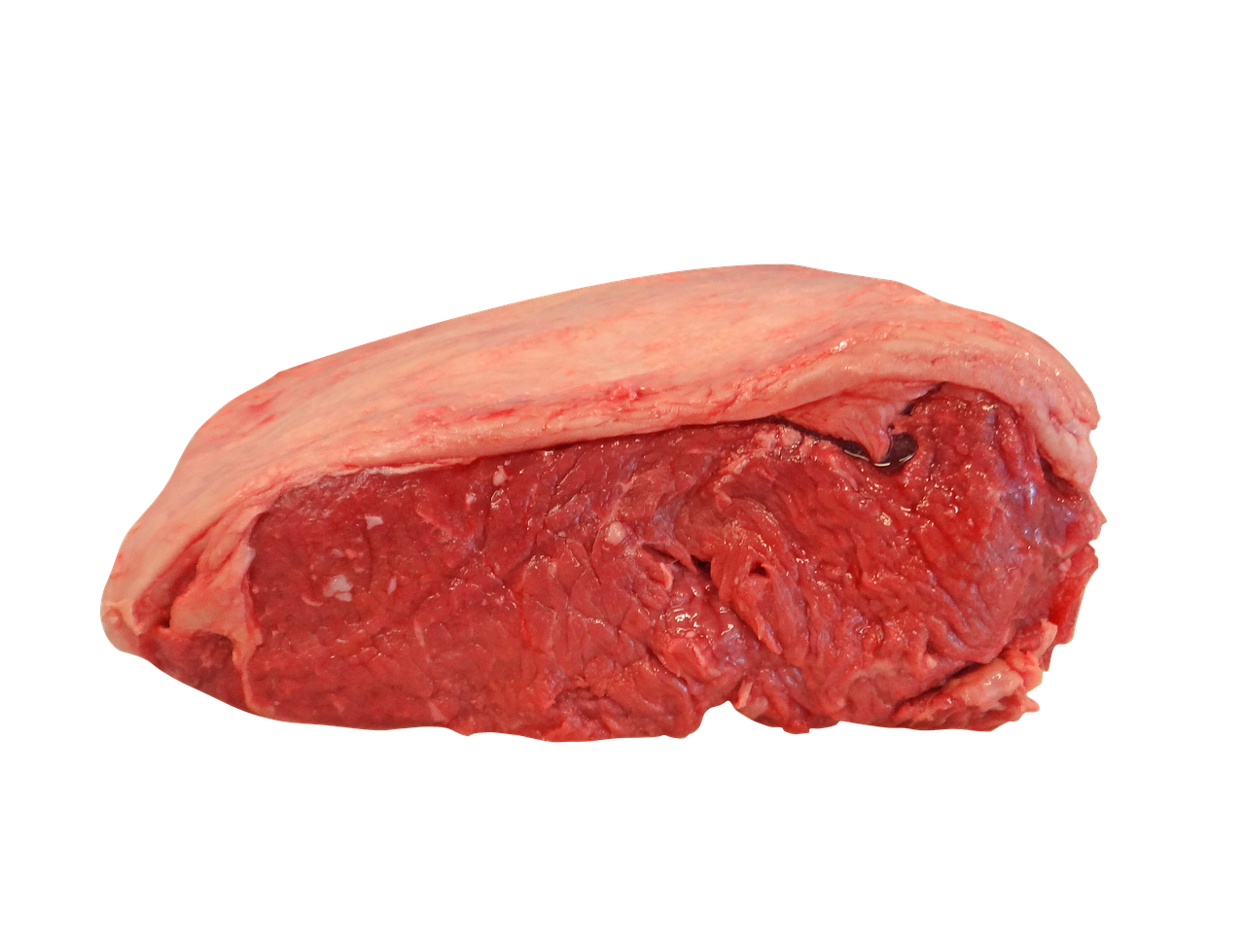 Whole Raw Beef Steak Cut With Smooth Lean Surface Transparent PNG Image
