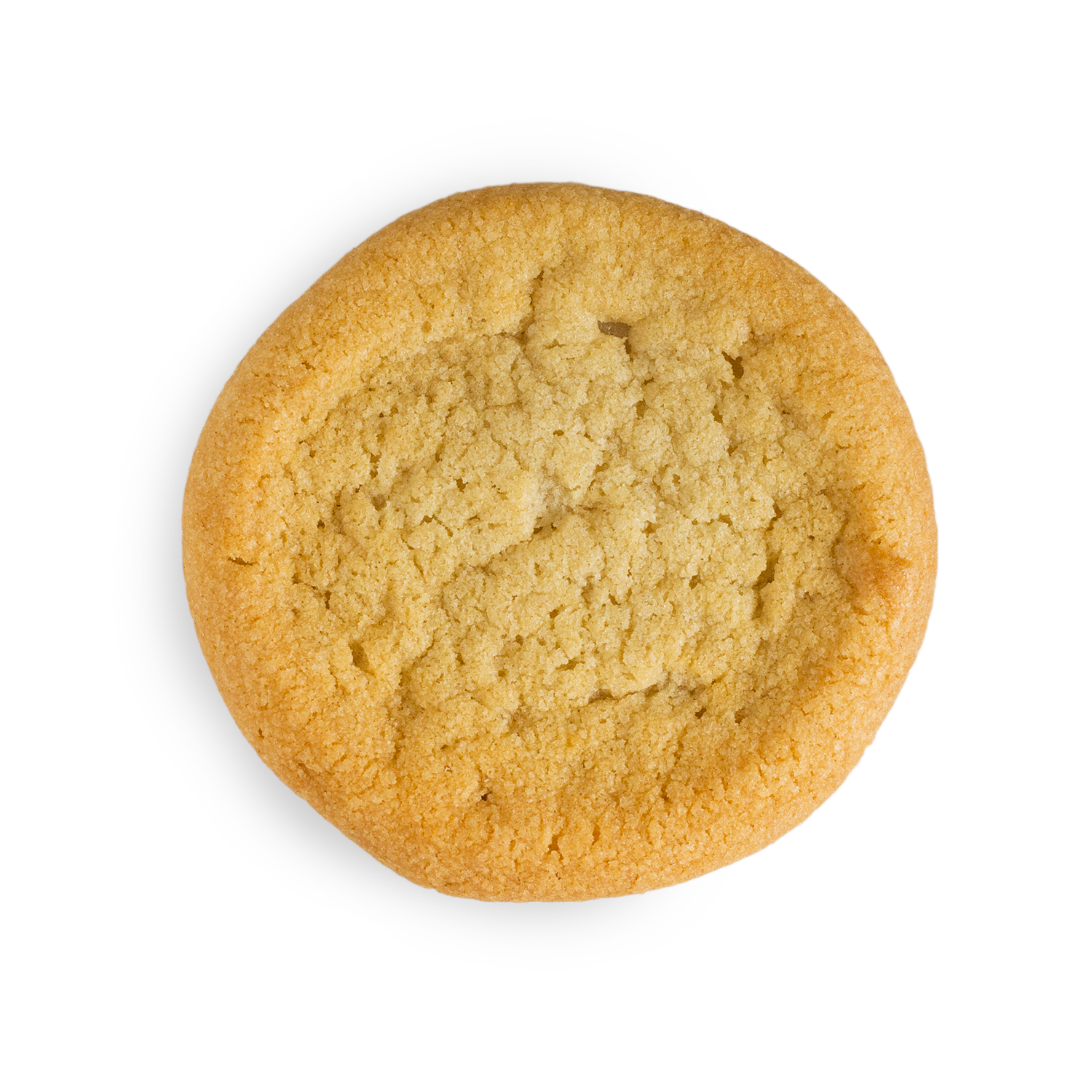 Large Round Oatmeal Cookie With Rough Baked Surface Transparent PNG