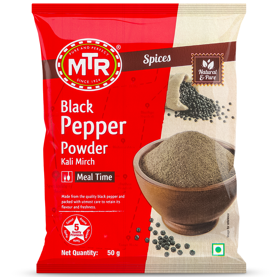 Black Pepper Powder Bag With Ground Seasoning And Whole Peppercorns PNG Image