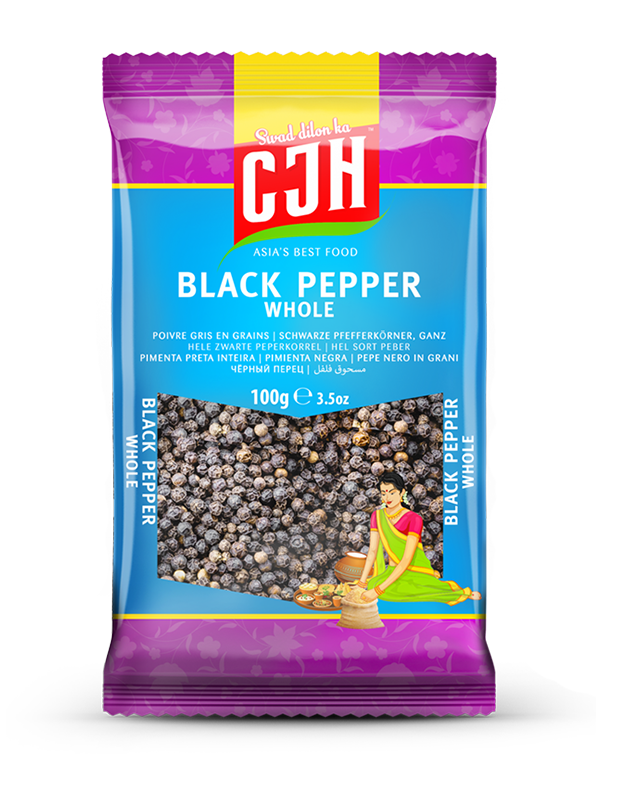 Black Peppercorn Bag Package In Blue And Magenta Retail Design PNG