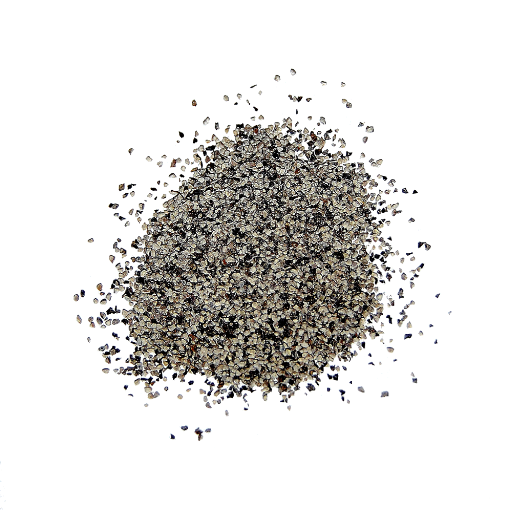 Fine Ground Black Pepper Powder Pile Isolated Transparent PNG