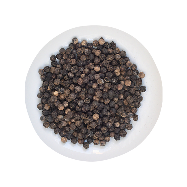 Small White Bowl Filled With Whole Black Peppercorns PNG Clipart