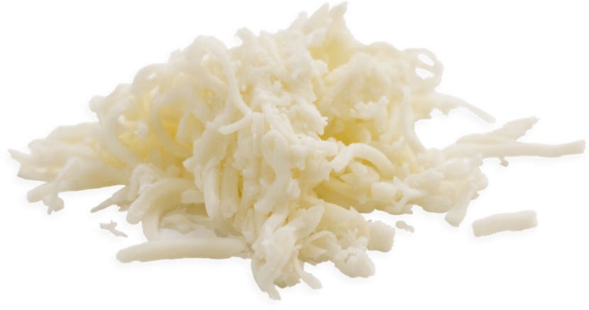Freshly Shredded White Cheese Grated Into Fine Strands PNG Image
