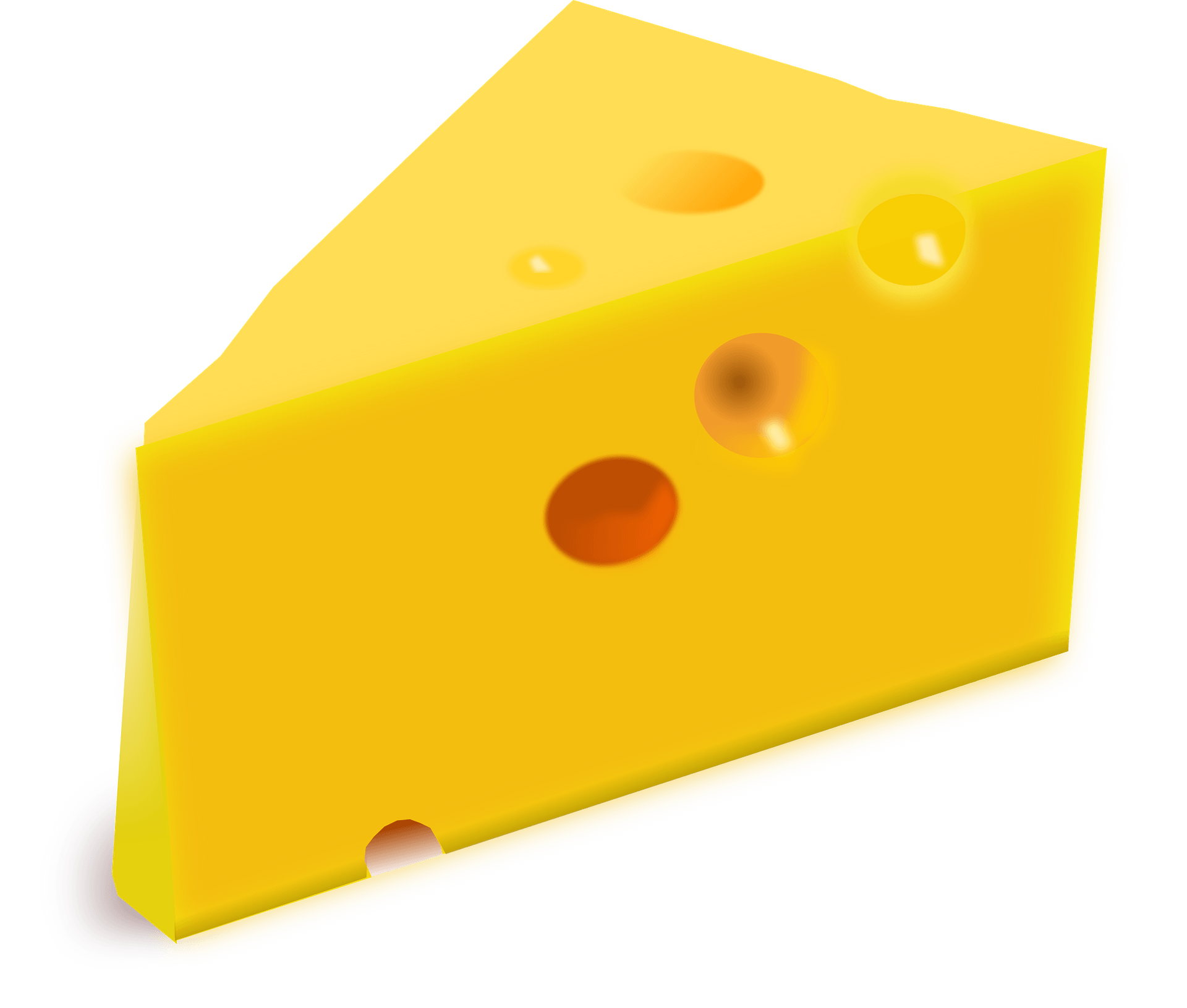 Golden Swiss Cheese Block With Round Holes And Smooth Edges PNG Clipart