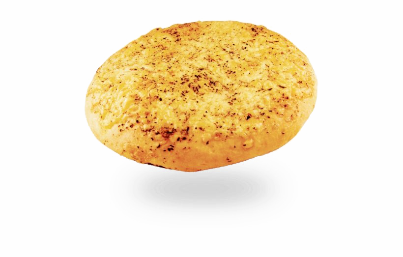 Round Golden Baked Cheese Crisp With Crumbly Surface Transparent PNG