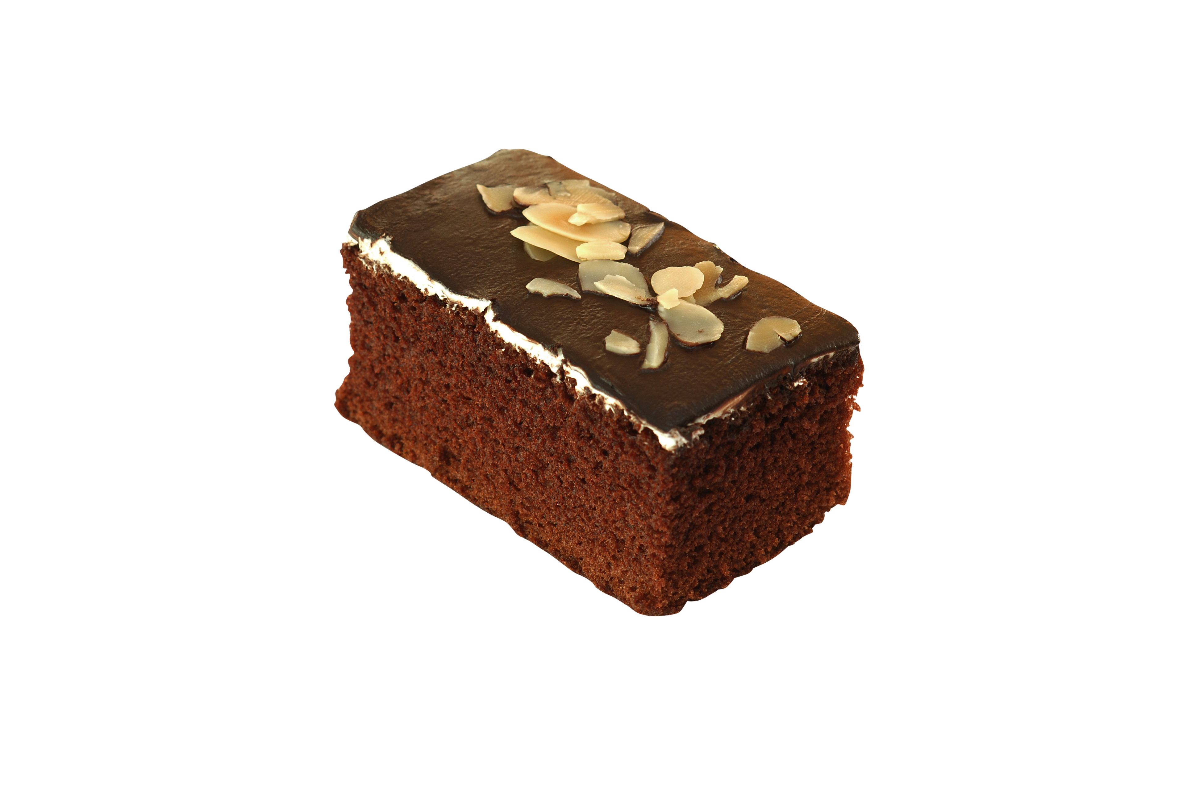 Square Chocolate Brownie Piece With Dense Fudgy Center Transparent PNG
