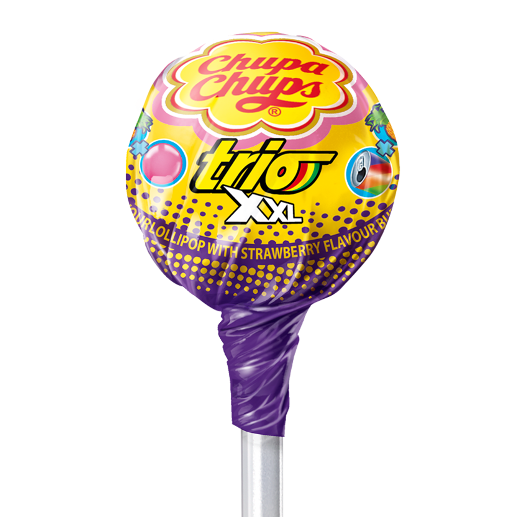 Chupa Chups Crazy Tattoo Ball Lollipop Purple Stick Candy PNG Product Image