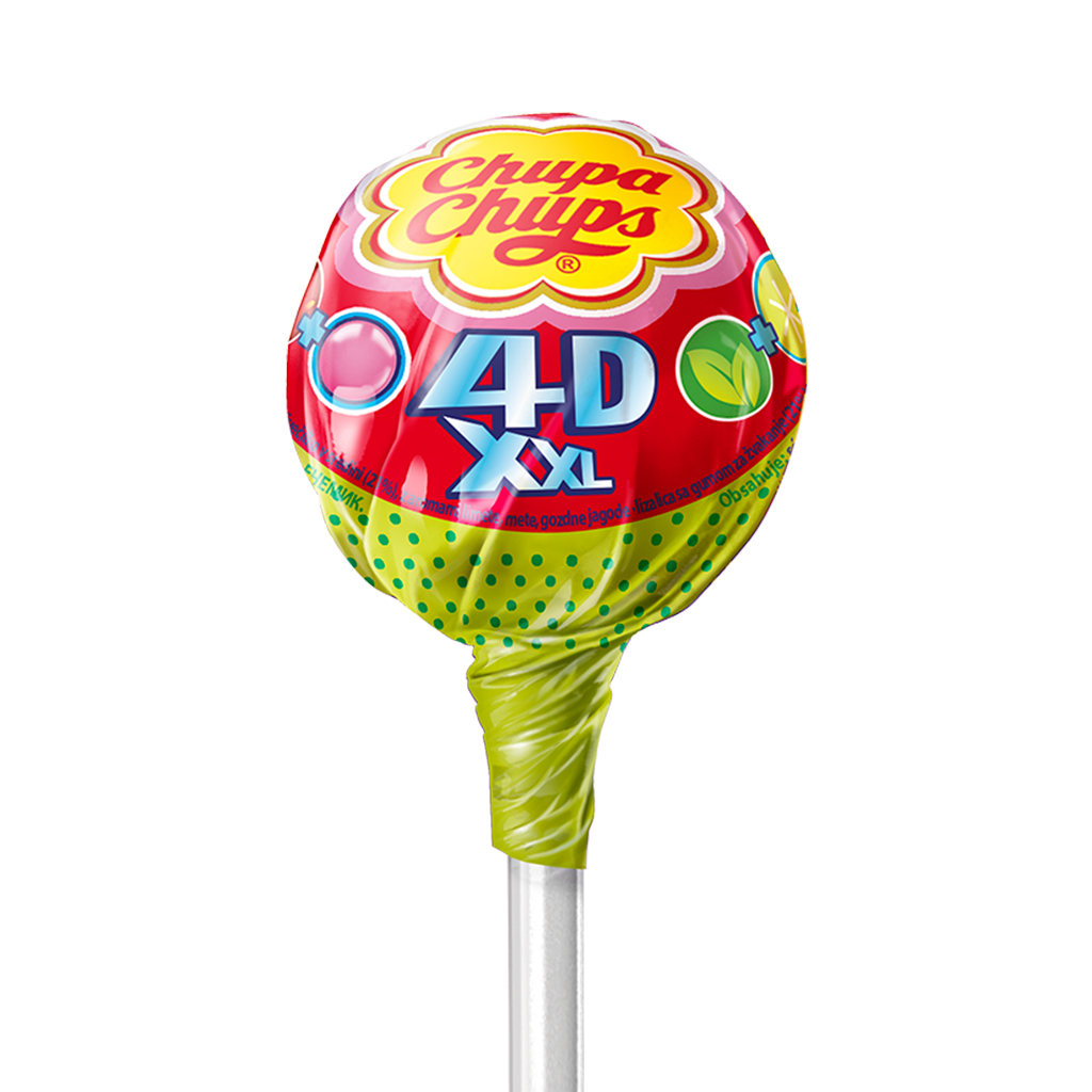 Chupa Chups Green Soda Flavored Lollipop With White Stick PNG Clipart