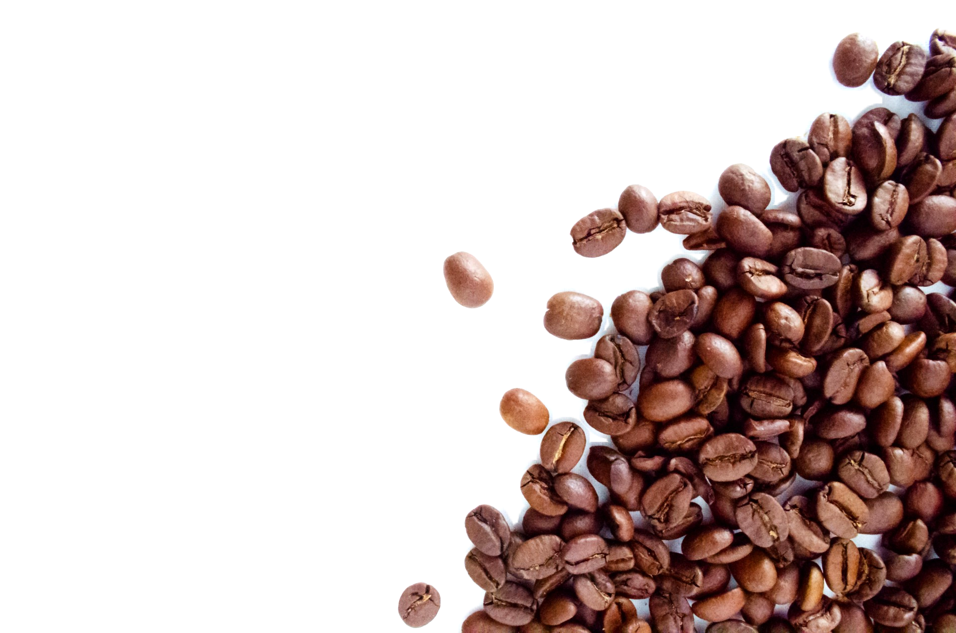 Close Up Roasted Coffee Beans Filling The Image Edge PNG Photo