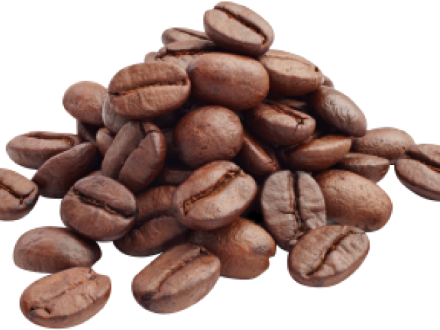 Close Up Stack Of Brown Coffee Beans With Natural Texture PNG Image