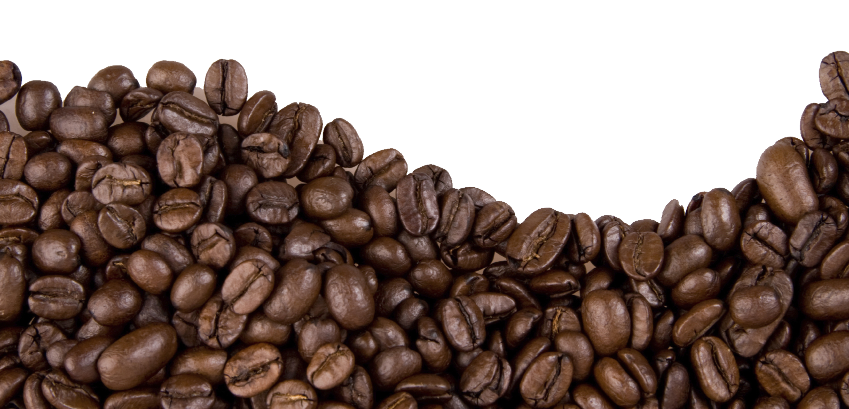 Dense Coffee Bean Texture Along A Vertical Edge Transparent PNG