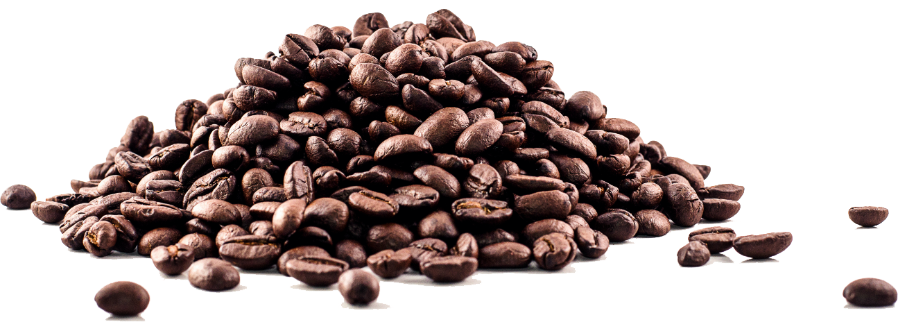 Heap Of Fresh Roasted Coffee Beans Isolated Transparent Background PNG