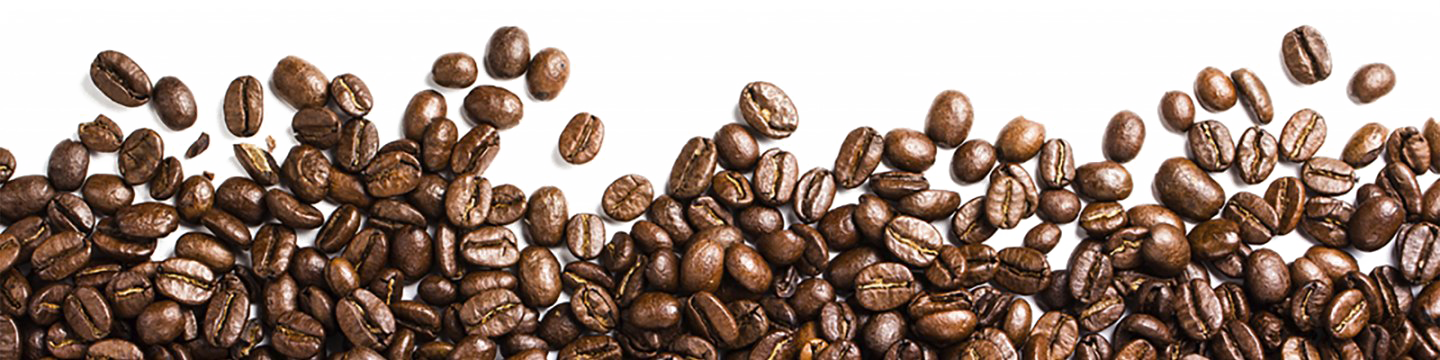 Wide Decorative Border Of Roasted Coffee Beans Transparent PNG