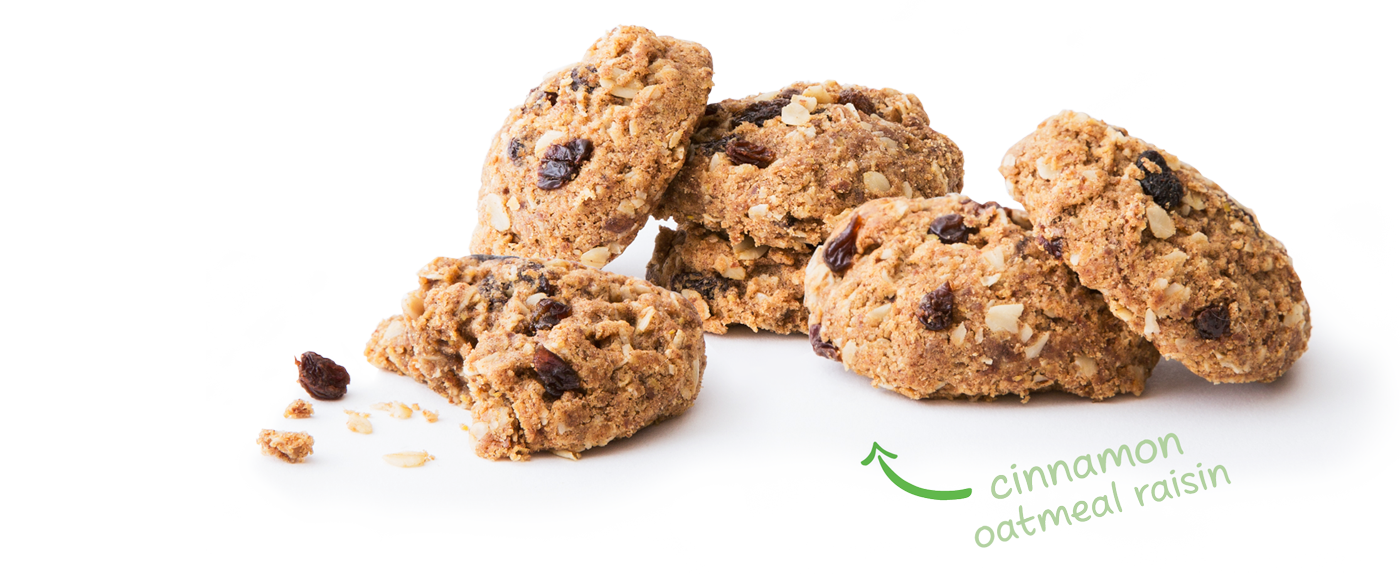 Chocolate Chip Cookies With Fresh Green Leaves Food Photography PNG