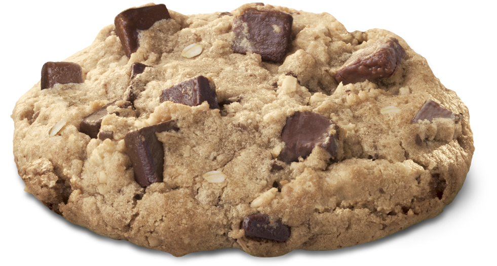 Large Rustic Chocolate Chip Cookie Texture Close Up PNG Image