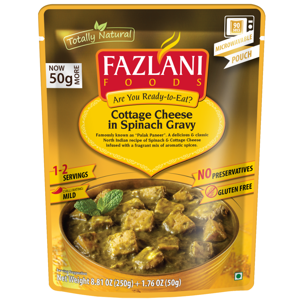 Fazlani Cottage Cheese In Creamy Curry Meal Package PNG Product Photo