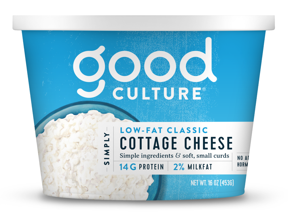Good Culture Low Fat Classic Cottage Cheese Container PNG Product Photo