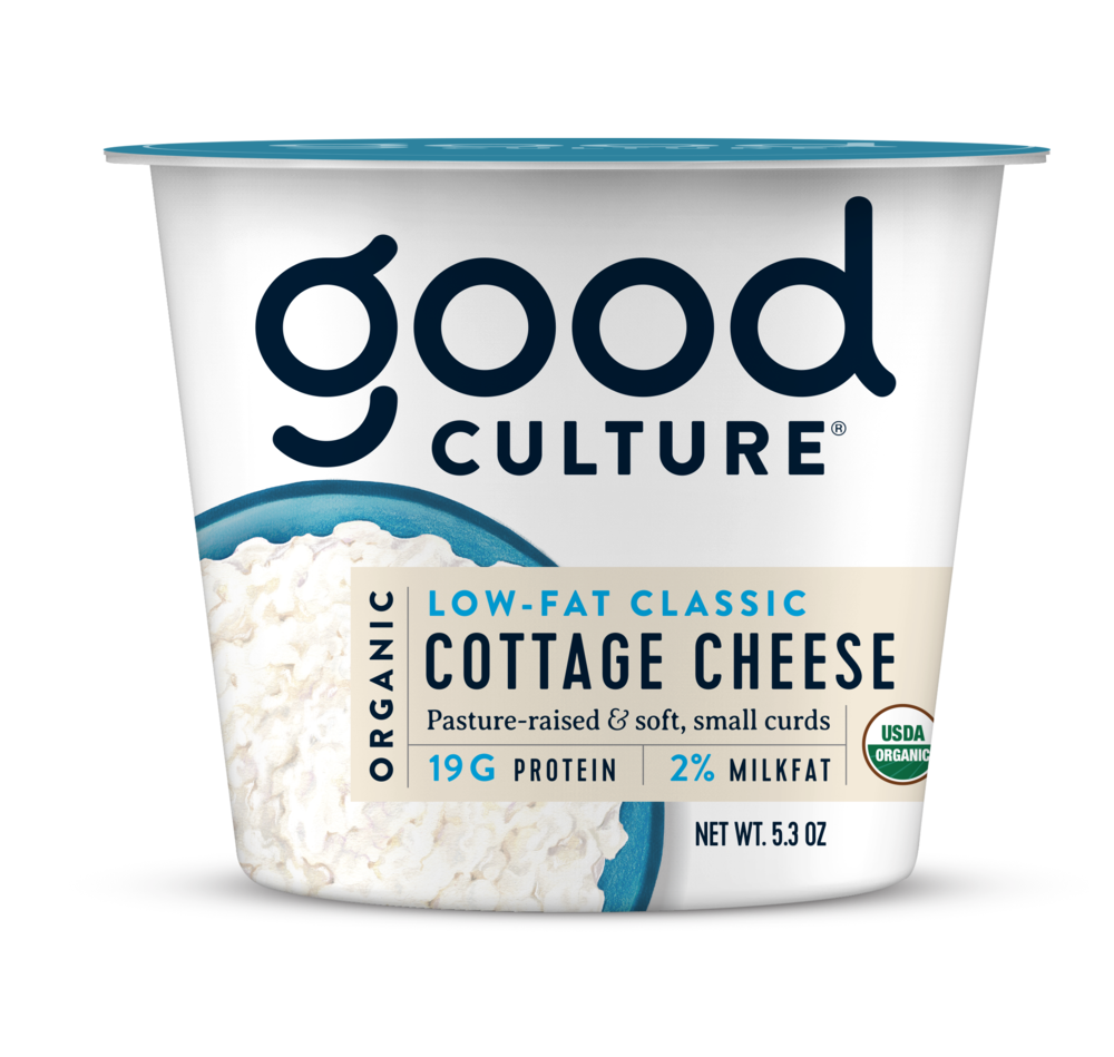 Good Culture Low Fat Classic Cottage Cheese Tub Transparent PNG Image
