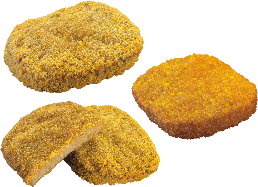 Golden Breaded Vegetable Cutlet Patties Assortment PNG Clipart